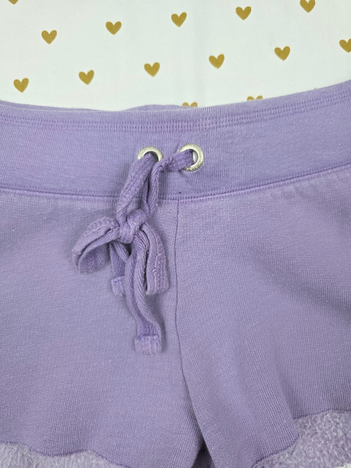 Victoria's Secret PINK University Whale Apple Shorts XS Y2K Raw Hem Rare