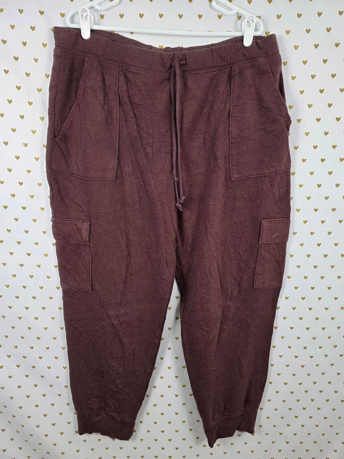 Victorias Secret PINK NEW Cargo Sweatpants Sweats Pocket 2XL XXL