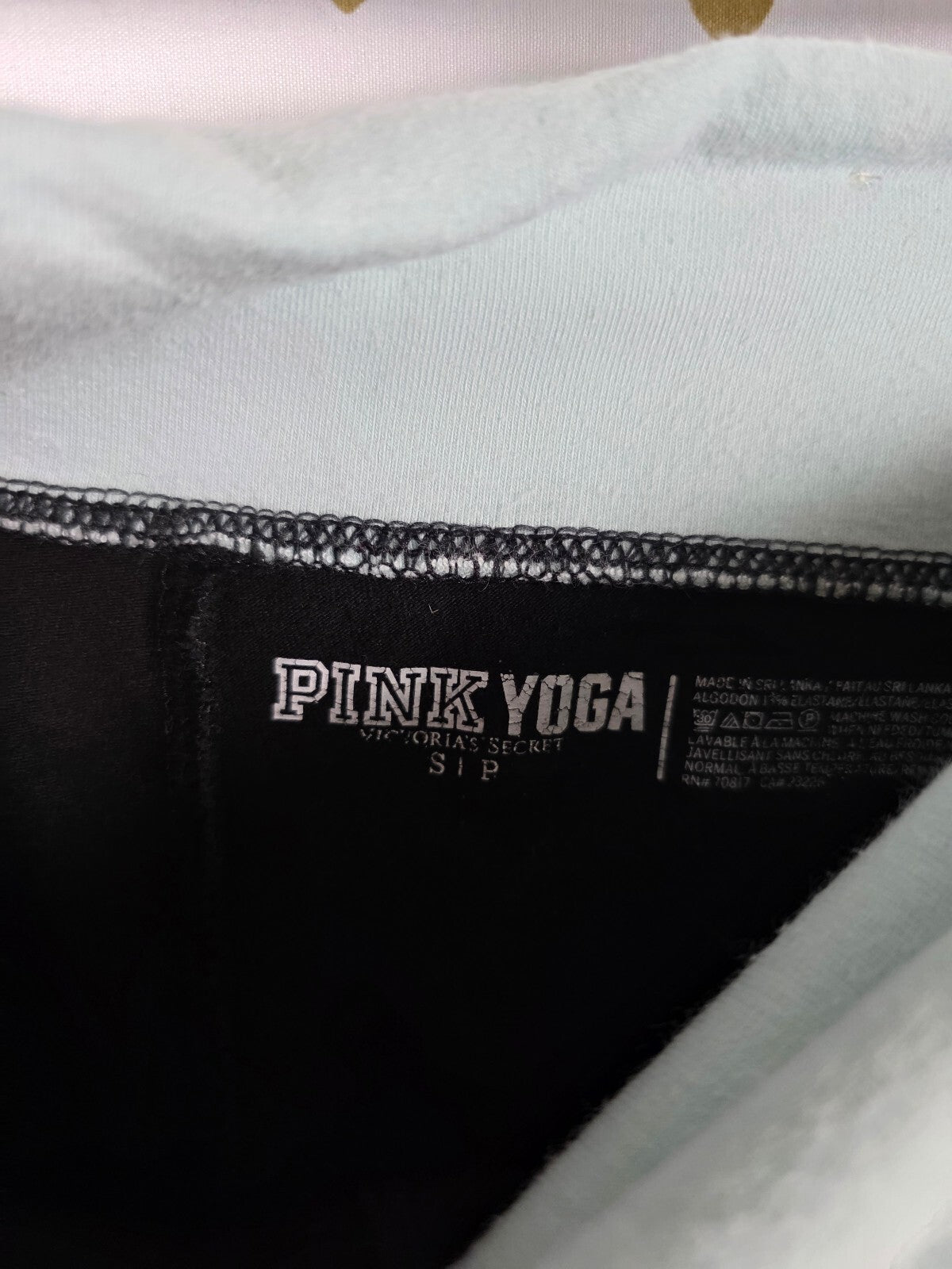 Victorias Secret PINK Capri Bling Foldover Vintage Yoga Pants Y2k Small