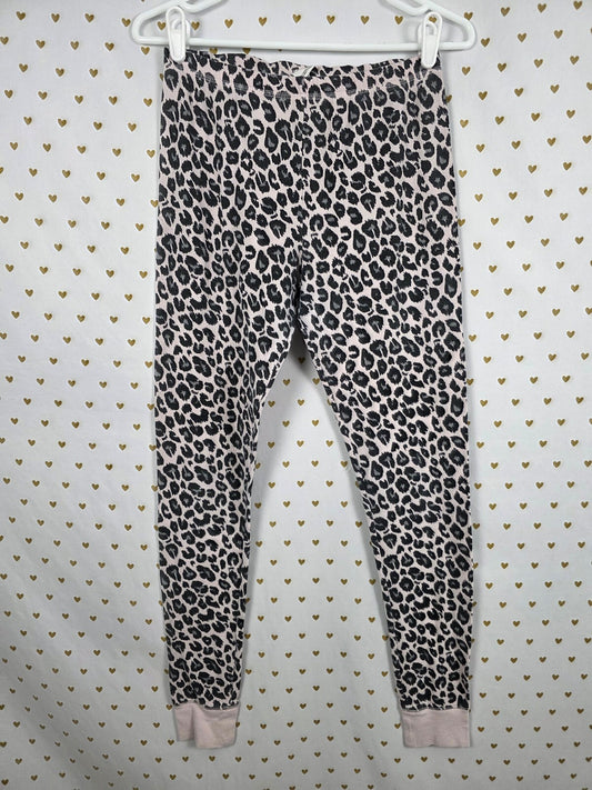 Victorias Secret Pink Thermal Waffle Leopard SM  Sleep Pants Pajama PJ Bottoms