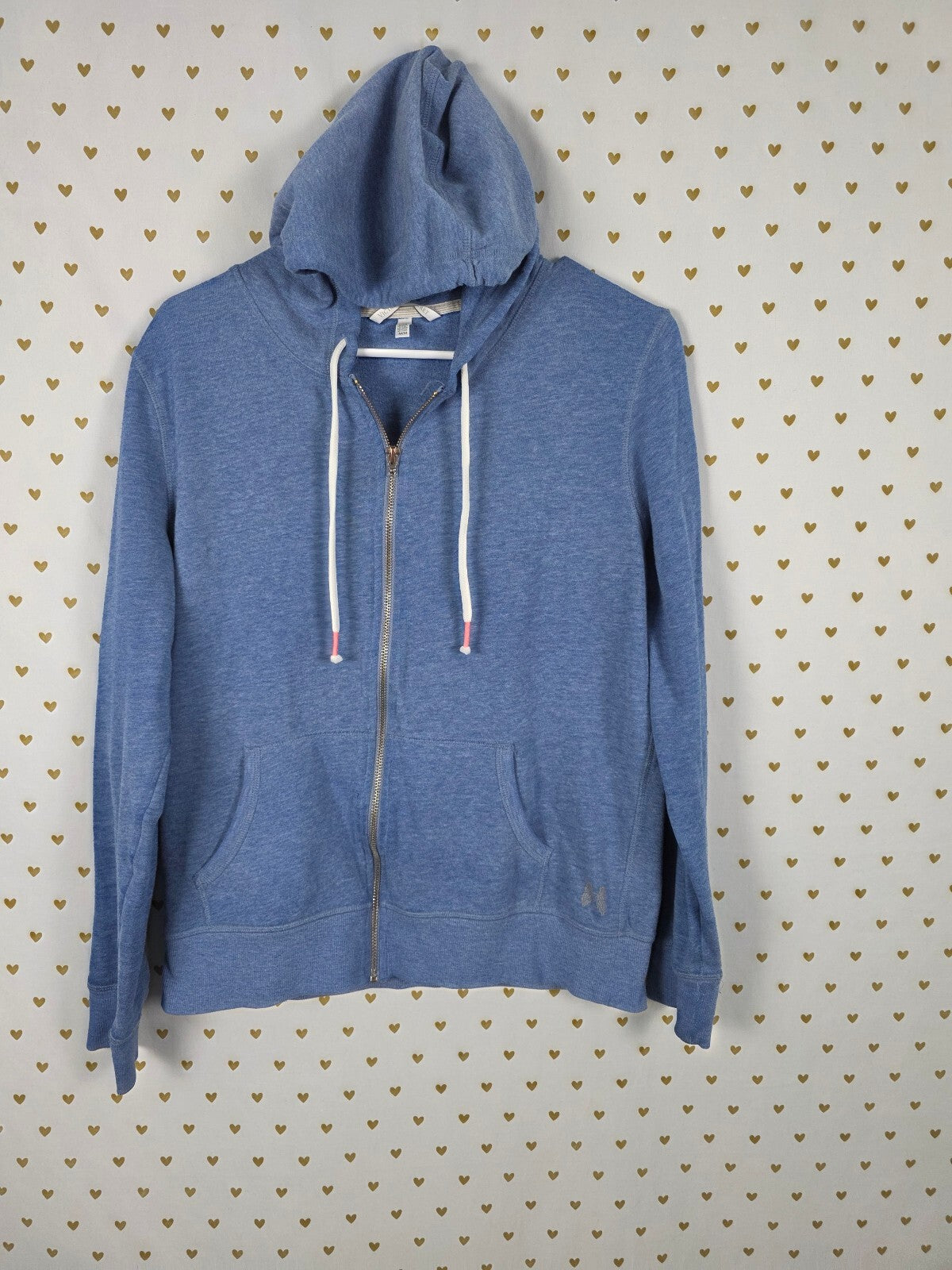 Victorias Secret Pink Angels Blue WINGS Hooded Jacket Medium
