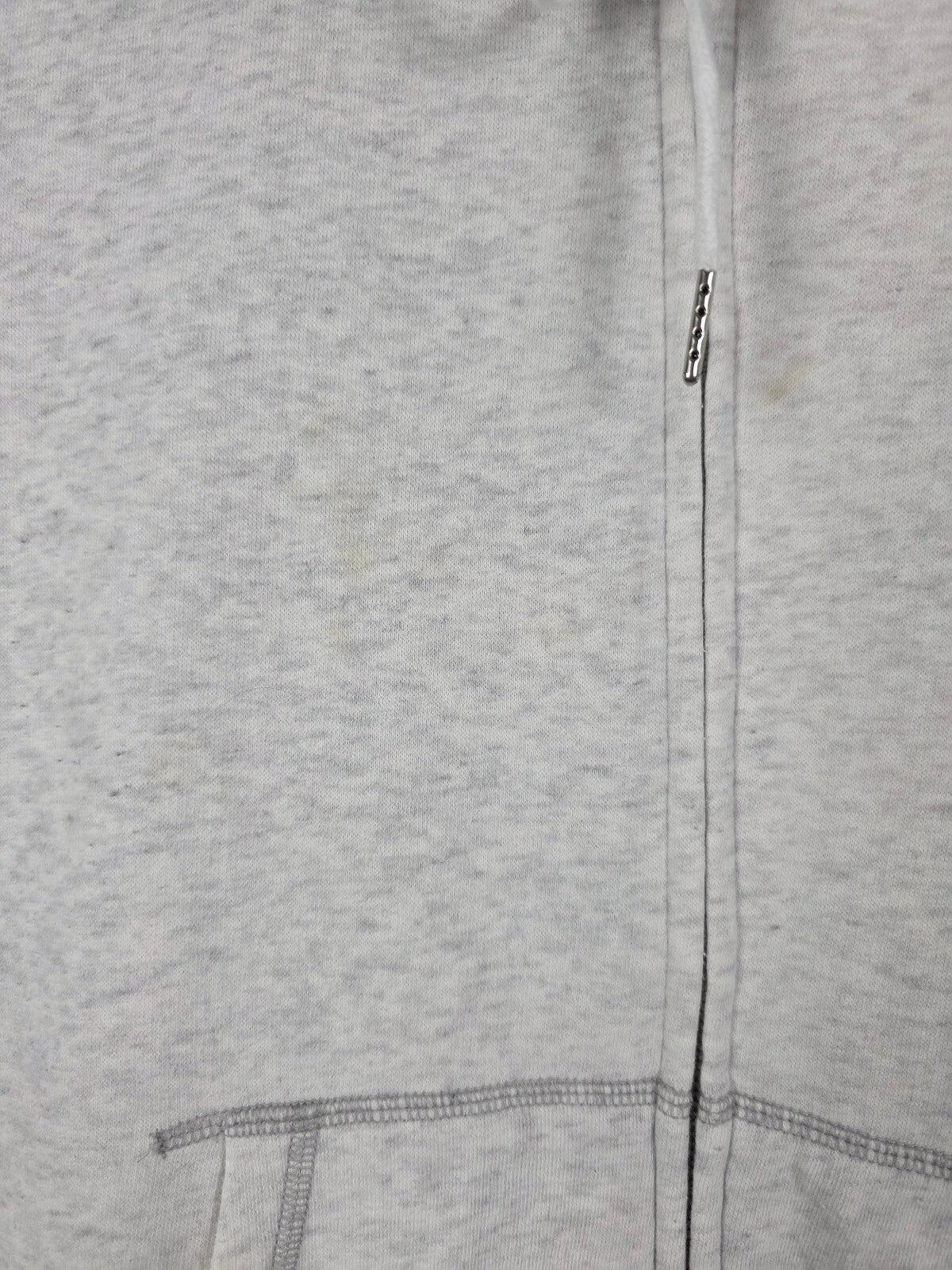 Victorias Secret Pink Rare Rainbow Bling Logo Full zip Hoodie Jacket Grey Medium