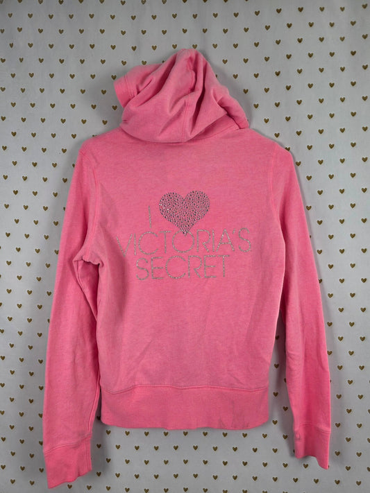 Victorias Secret Angels Bling full zip Hoodie Jacket Supermodel Essentials M