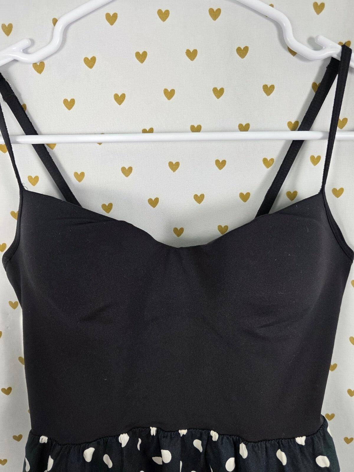Victoria's Secret PINK Polka Dot Fit Flare Dress Underwire Pockets Rockabilly S