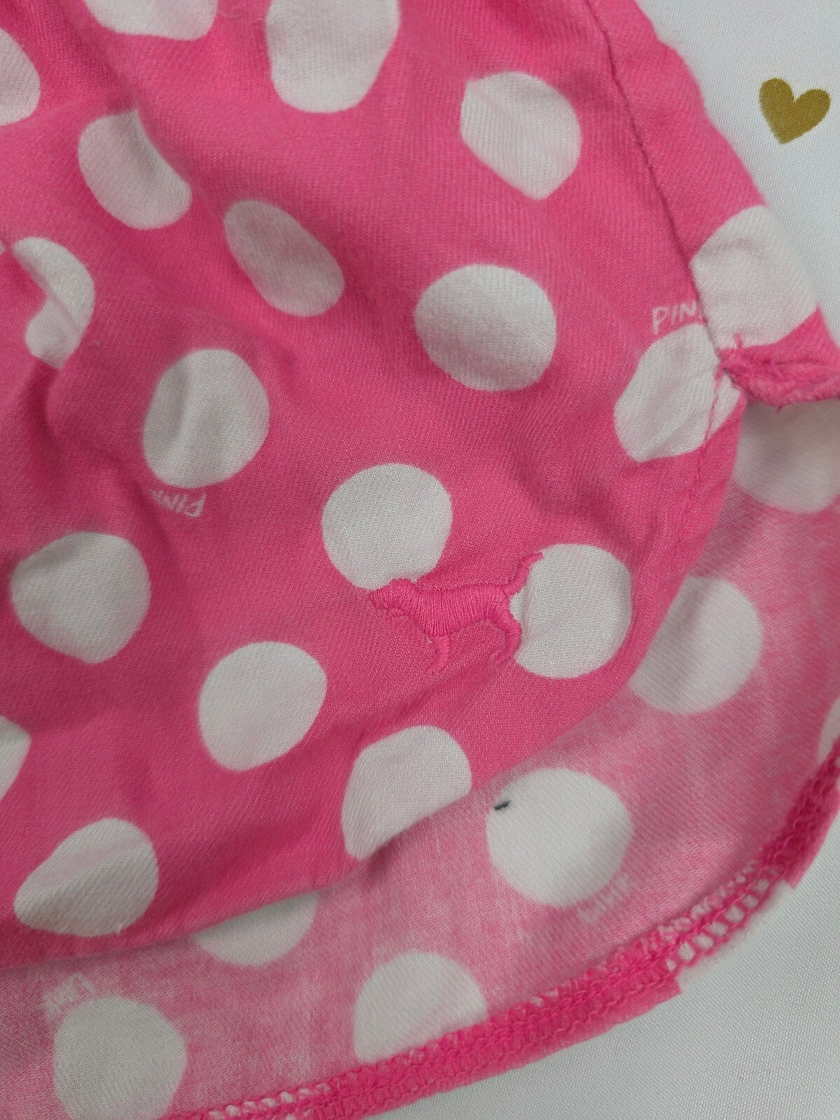Victoria's Secret PINK SHORT Polka Dot Sleep Shorts Pink  Flutter Medium