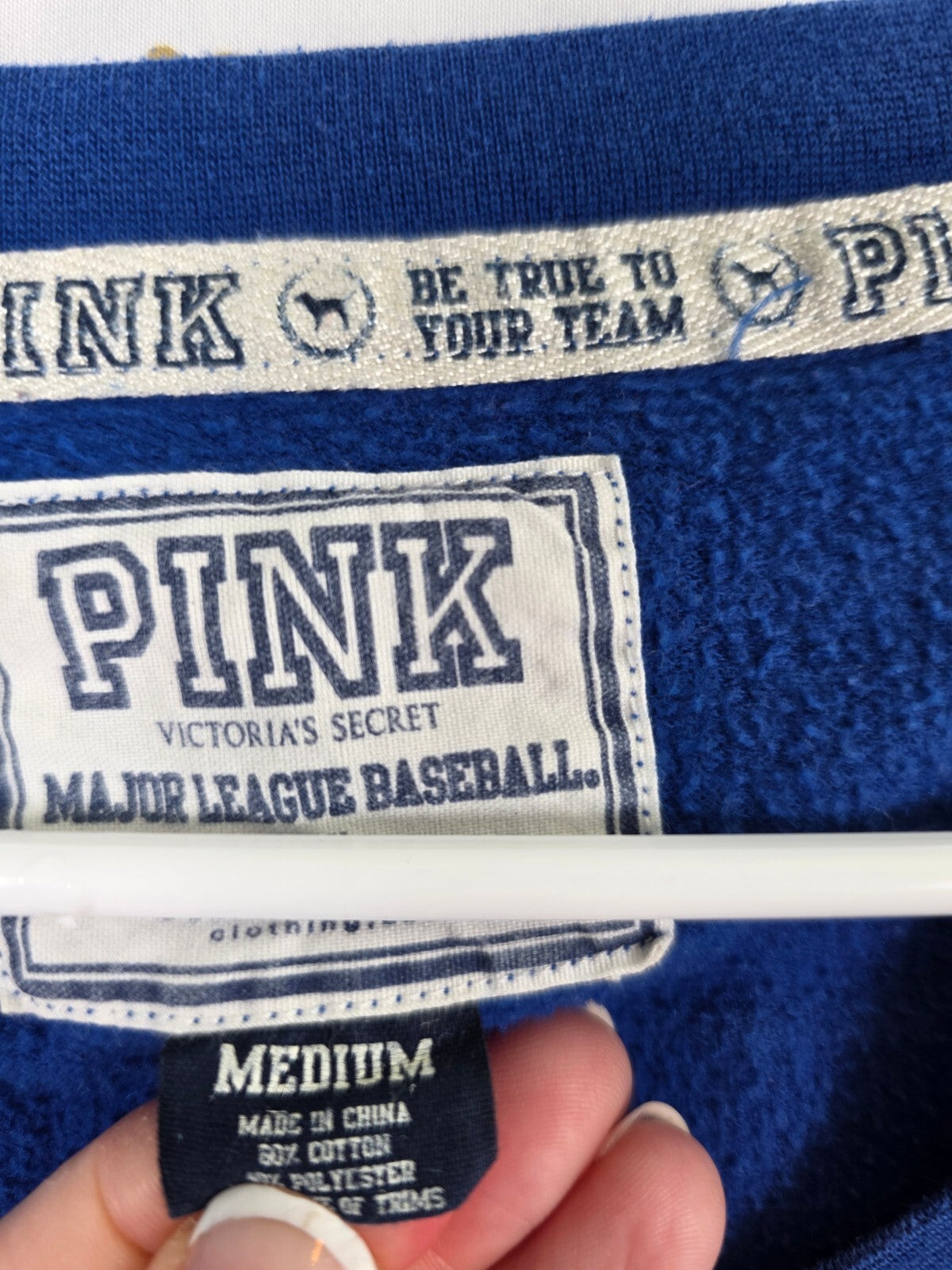 Vintage Victoria's Secret PINK Chicago Cubs MLB Sweatshirt Medium