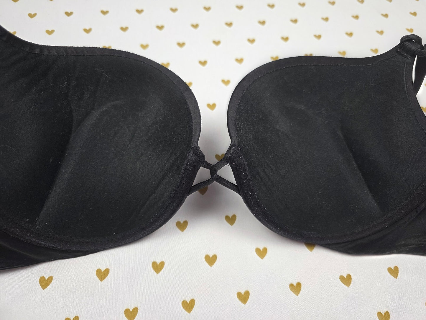 Victorias Secret Black BOMBSHELL PLUNGE Add 2 Sizes Push Up Bra 36C