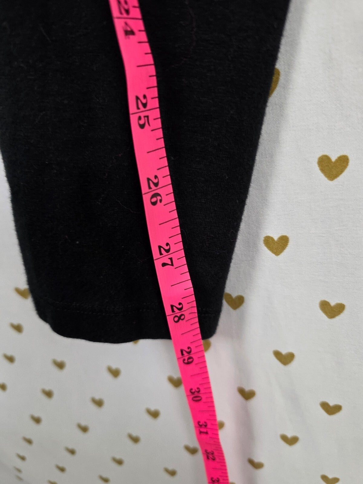 Victorias Secret Angels Gold Glitter Wings Foldover Yoga pants ankle skinny SM