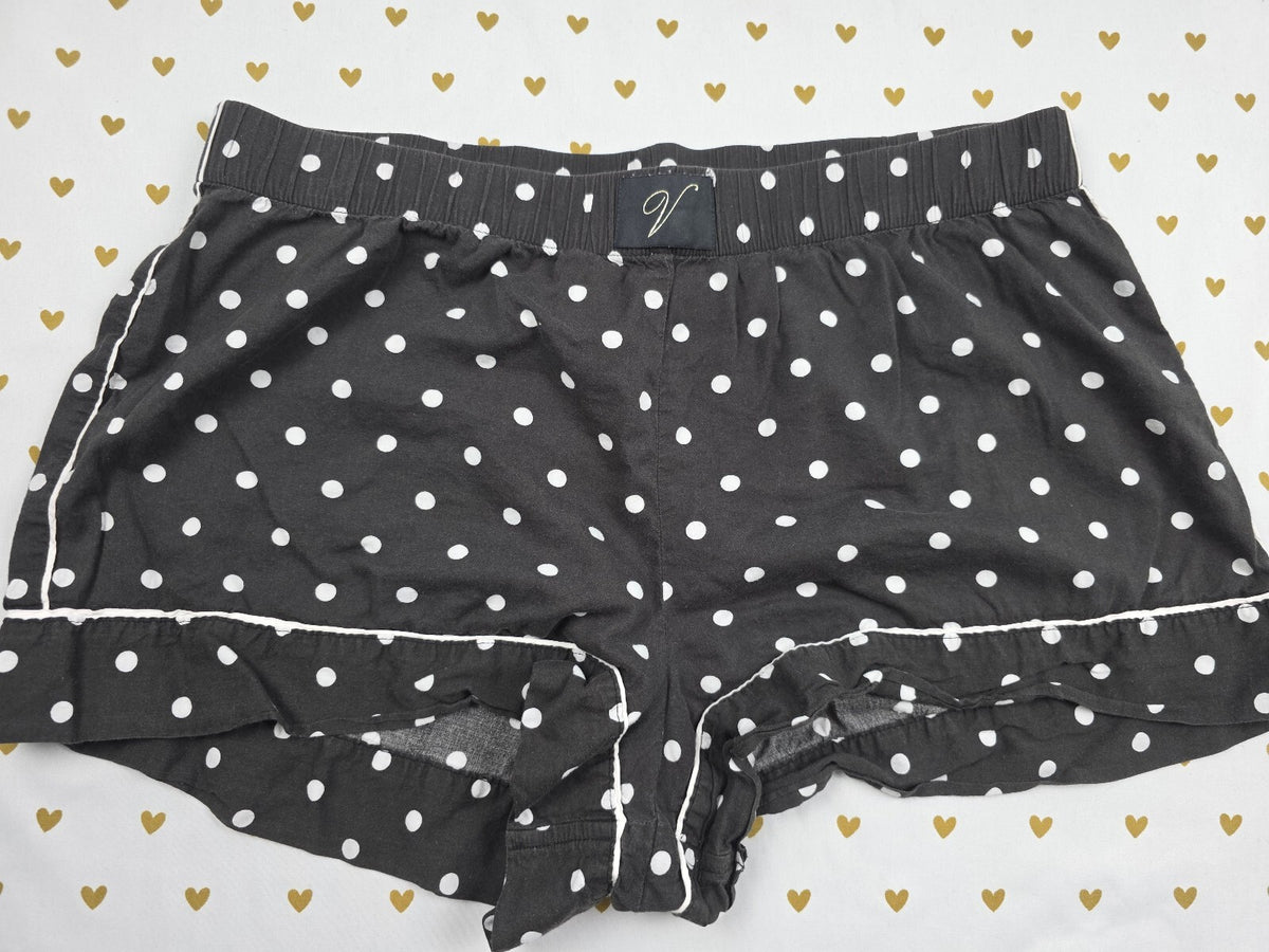 Victorias Secret Polka Dot Medium Sleep Shorts Boxers Pajama Bottoms