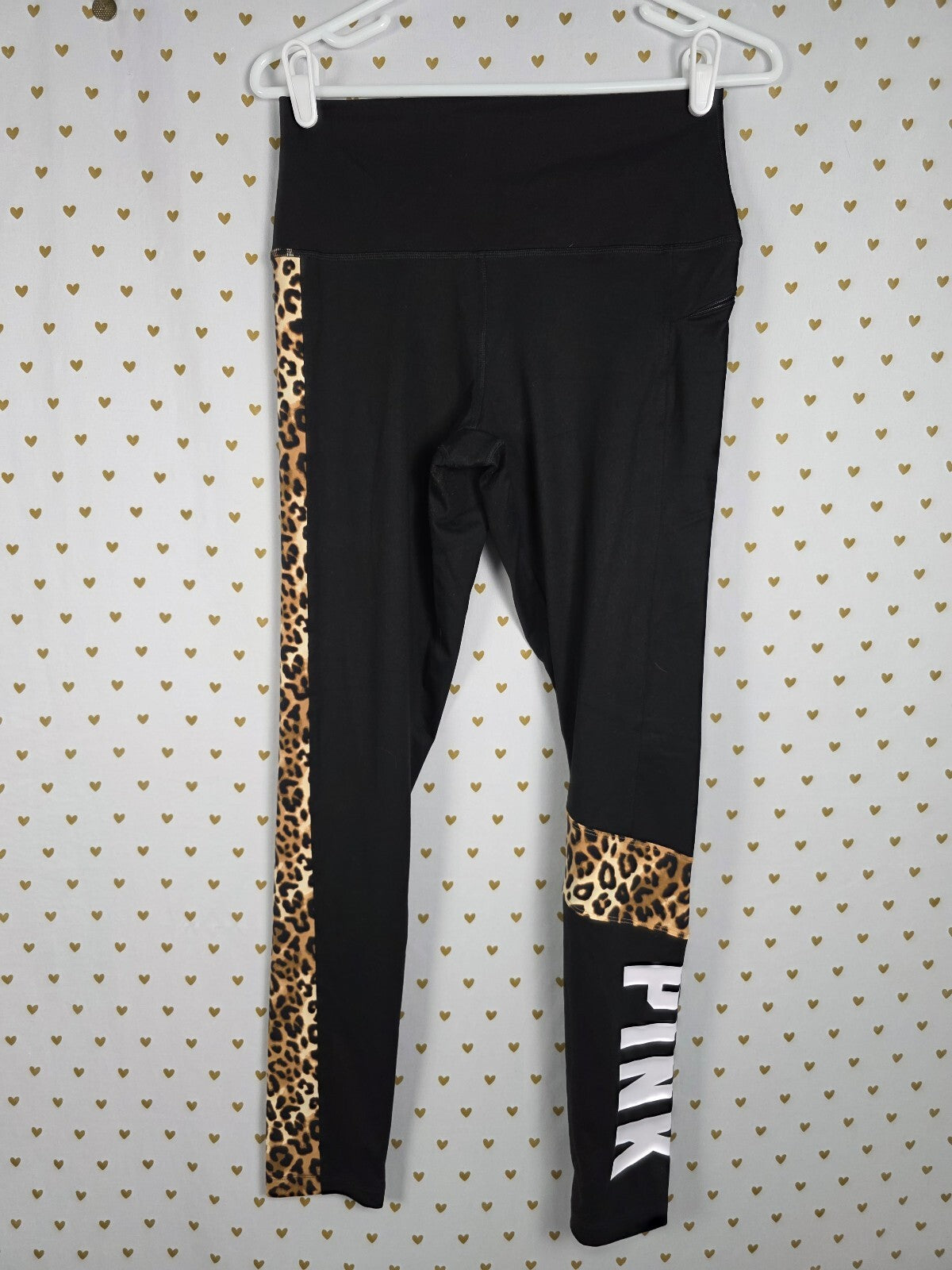 Victorias Secret PINK Leopard cheetah set yoga pants sm med Outfit