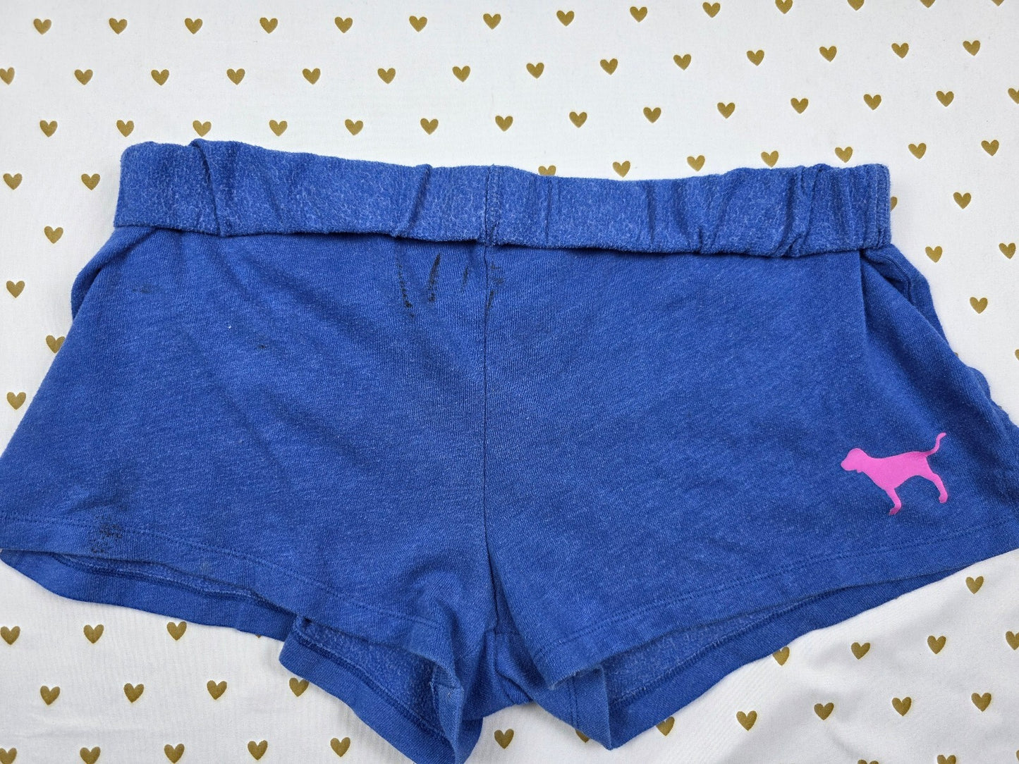 Victorias Secret PINK Vintage Logo Butt Sweat Shorts Y2k LARGE