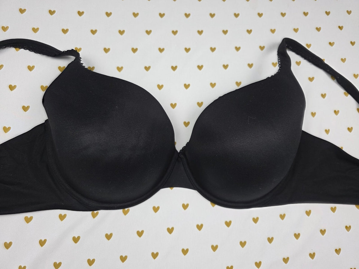 Victorias Secret Black Perfect Shape Bra 38DD