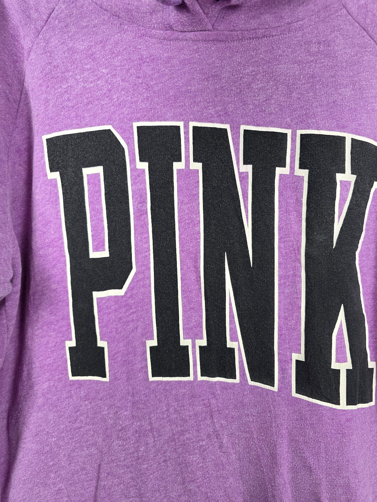 Victorias Secret Pink Purple Pullover Logo sweater Shirt XS