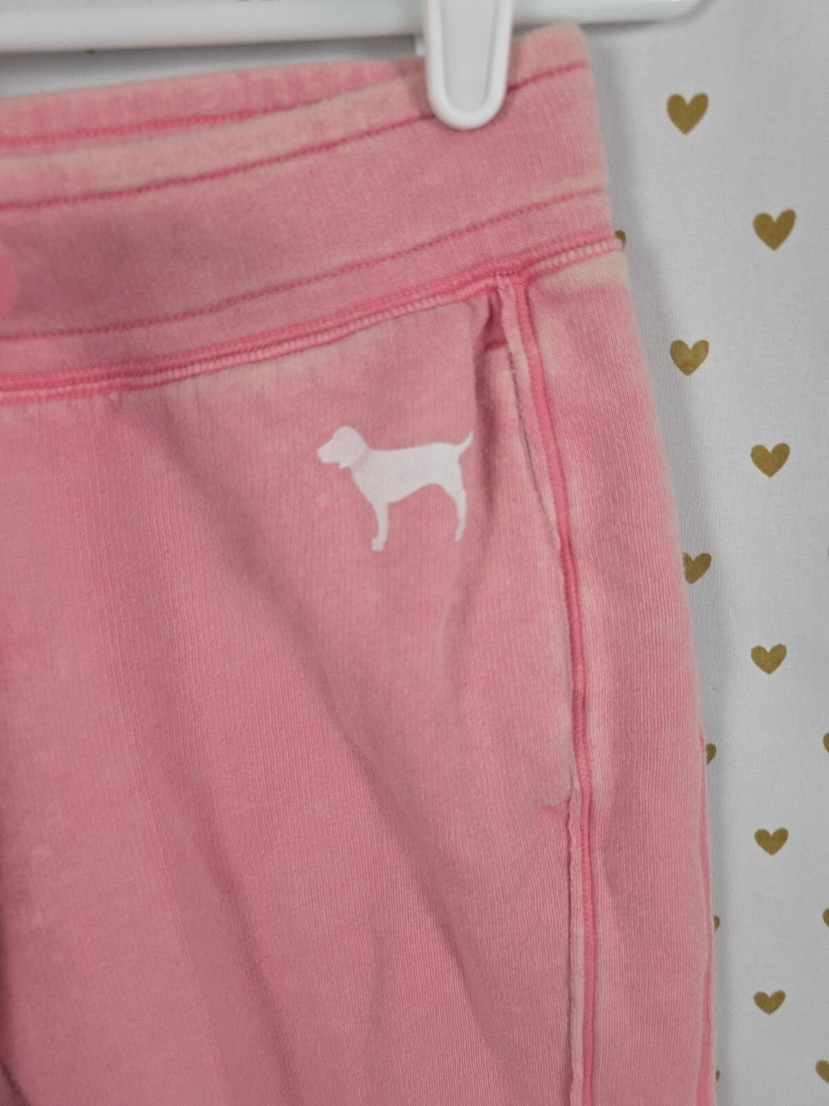 Victorias Secret PINK Vintage Style Tapered XS Pink Sweats Sweatpants