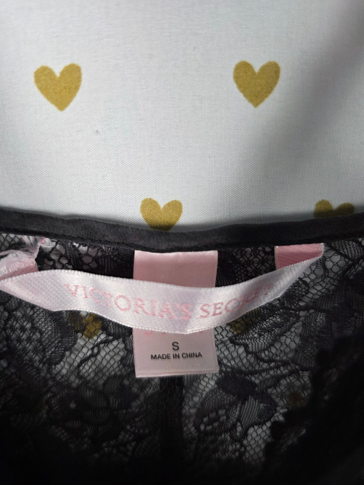 Victorias Secret Small Vintage SILK Tie Front babydoll nightie Lingerie