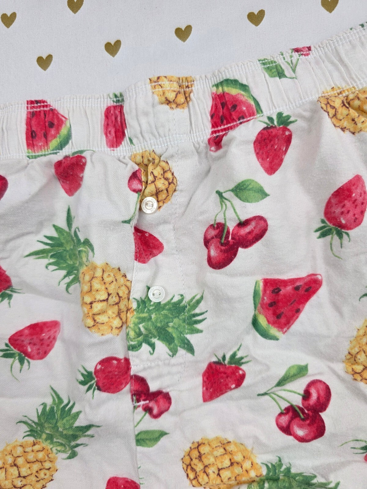 Victorias Secret PINK  Fruit Large Sleep Shorts Boxers Pajama Bottoms