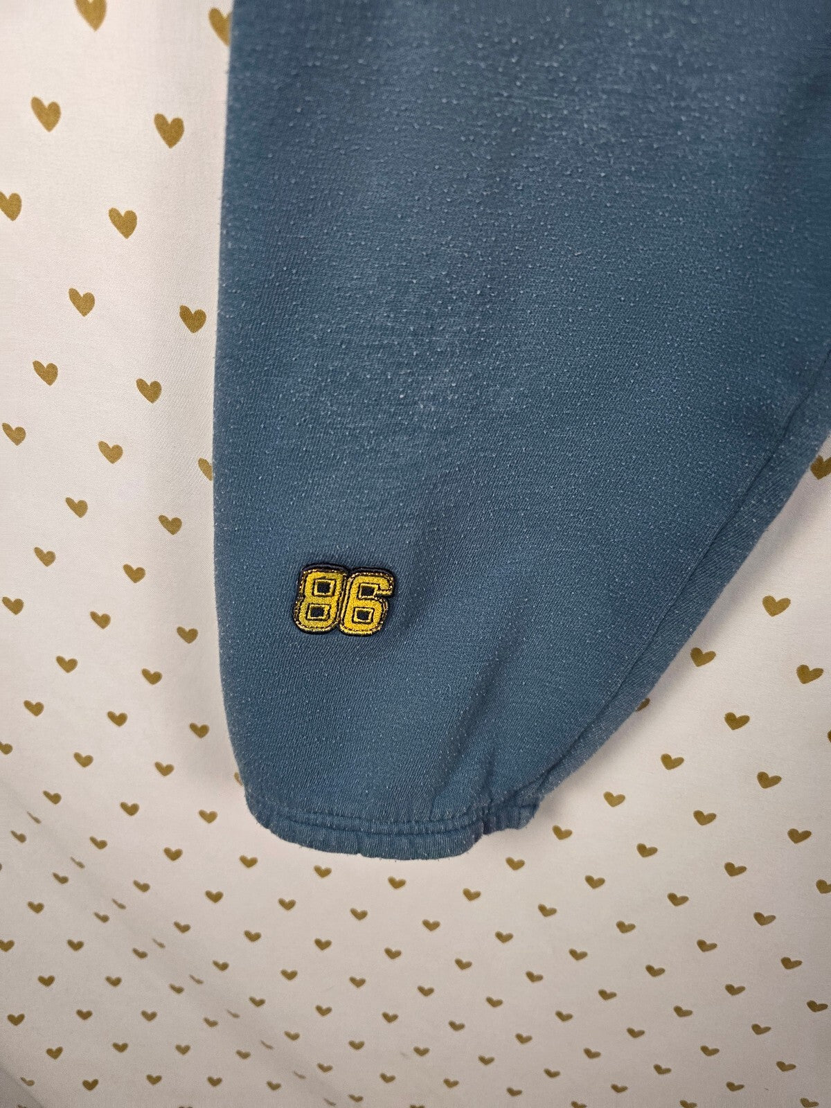 Victorias Secret PINK Vintage y2k University Joggers Sweatpants Sweats Blue SM
