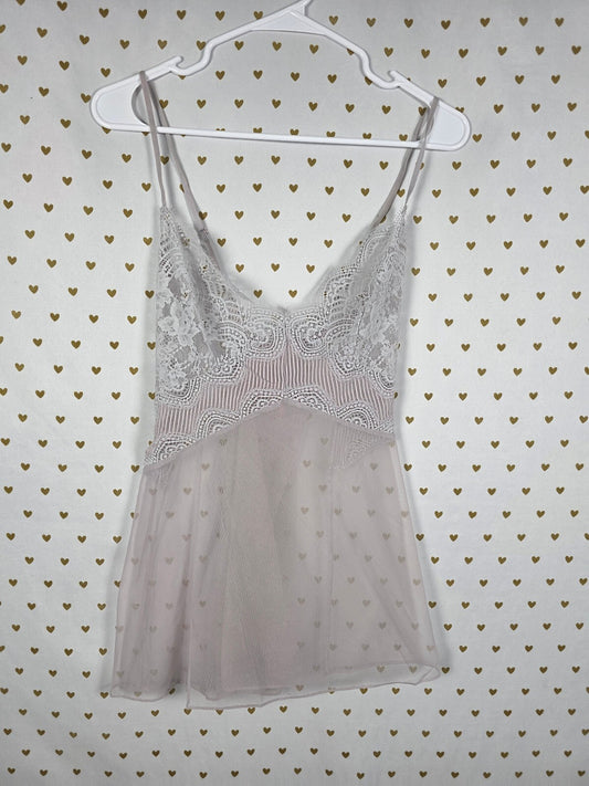 Victorias Secret Sheer Sexy Large Tulle Nightie Lingerie