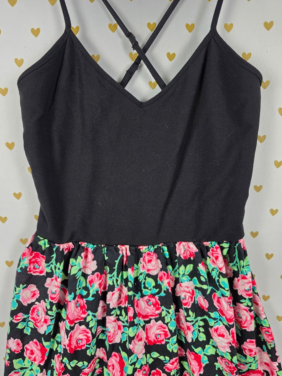 Victorias Secret PINK Floral Strappy Sundress Vintage y2k XS Ruffled