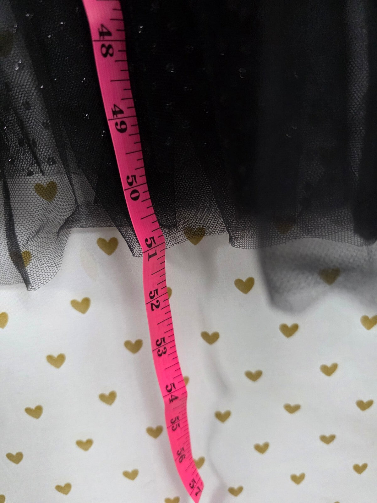 Victoria's Secret Black Sheer Tulle Maxi Robe M/L Polka Dot Ruffle Trench