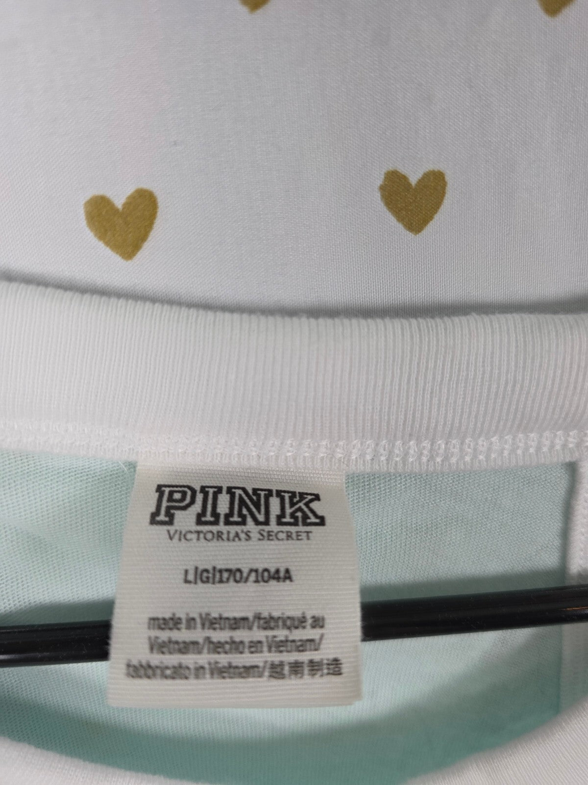 Victorias Secret PINK Blue Mermaid Bling Tank Top LARGE