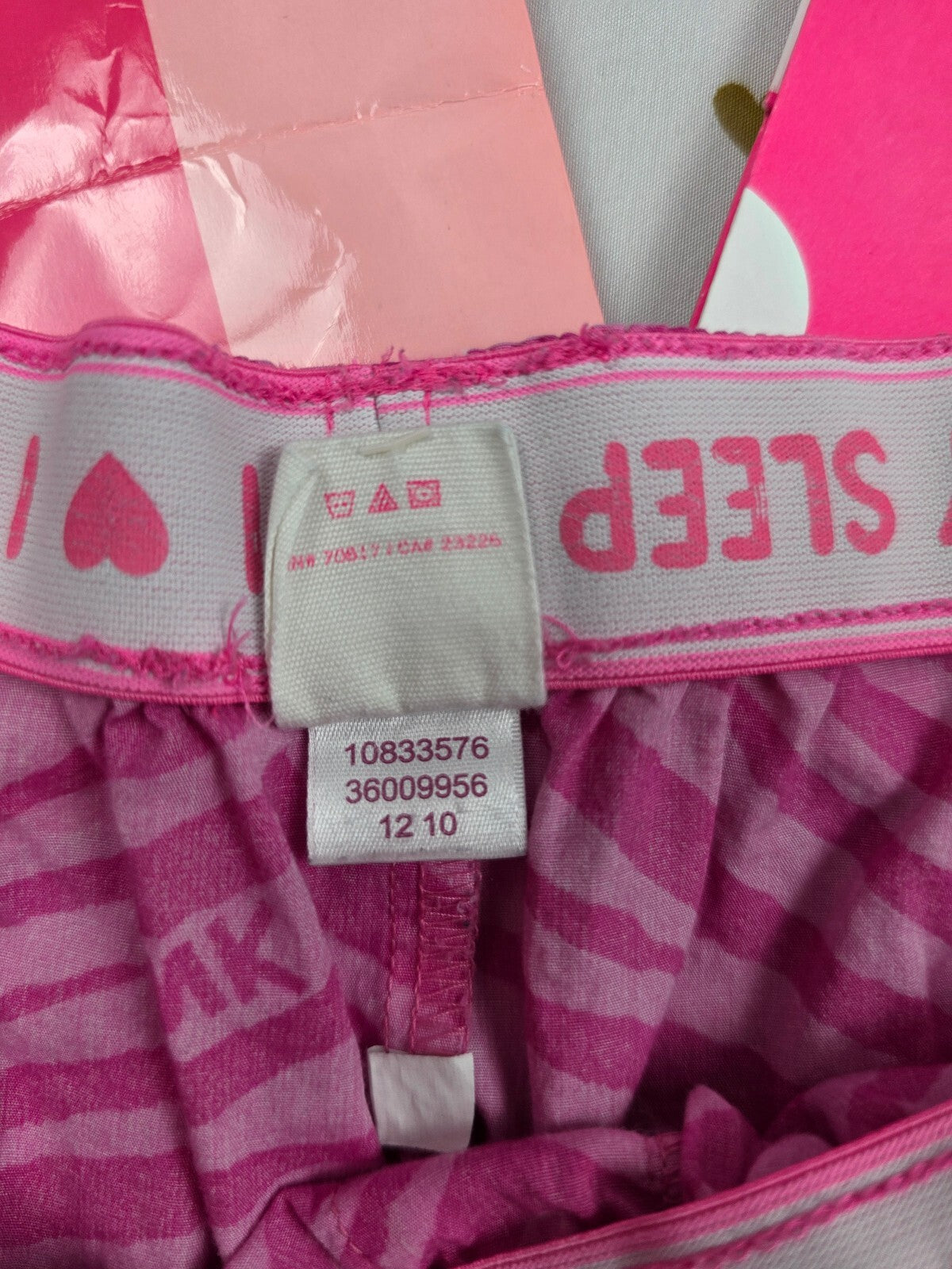 Victorias Secret PINK Vintage zebra Bling Medium Get Wild Sleep Shorts Boxers