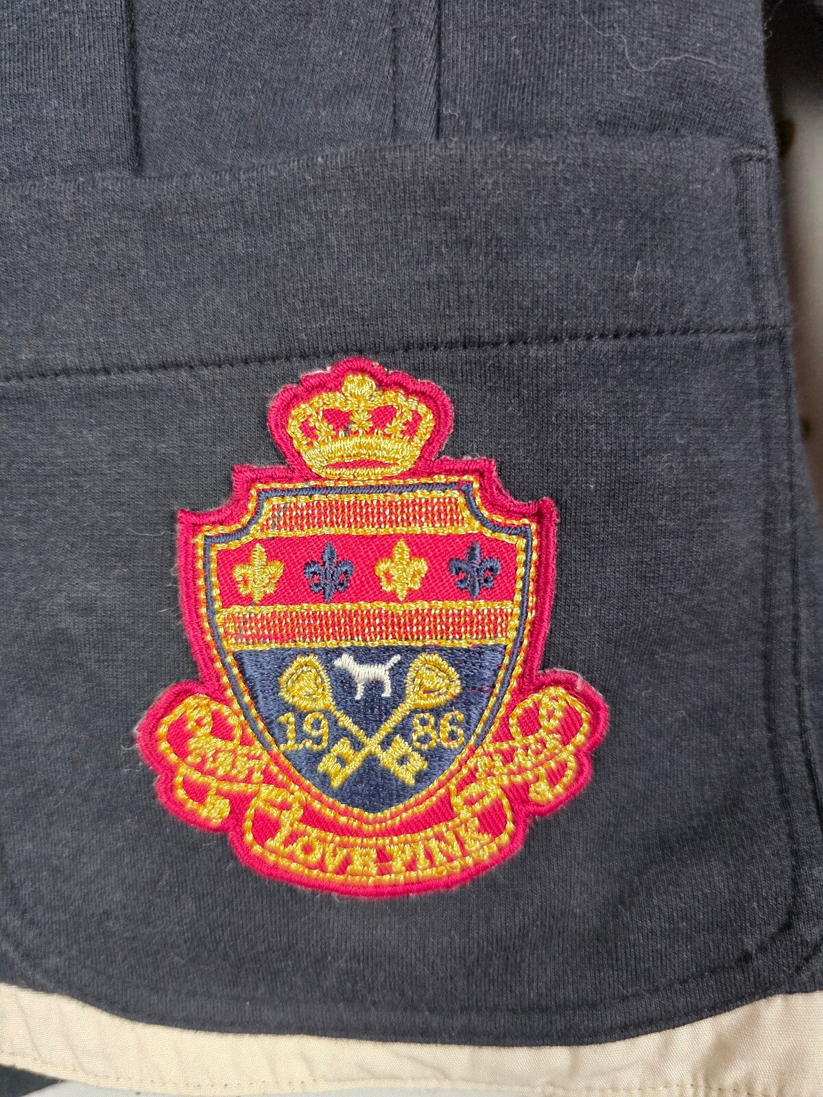 Vintage Victoria's Secret PINK Varsity Blazer XS 1986 Crest Collegiate Jacket