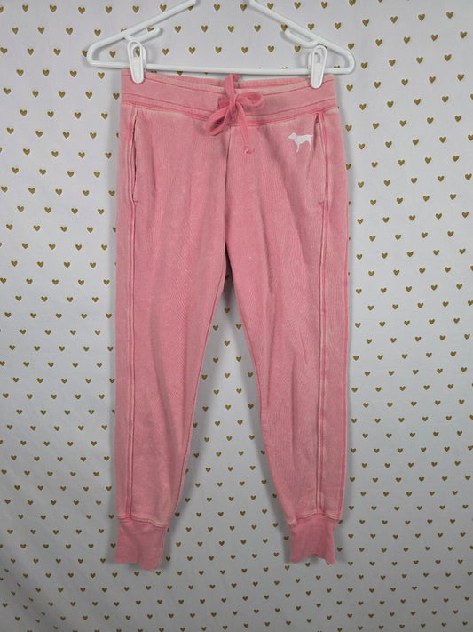 Victorias Secret PINK Vintage Style Tapered XS Pink Sweats Sweatpants