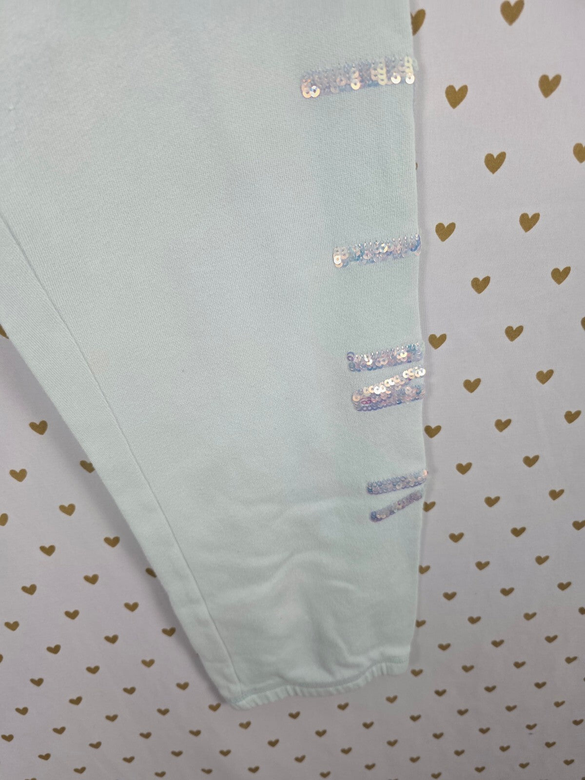 Victorias Secret PINK Mermaid Bling Mint Sweats Sweatpants Small