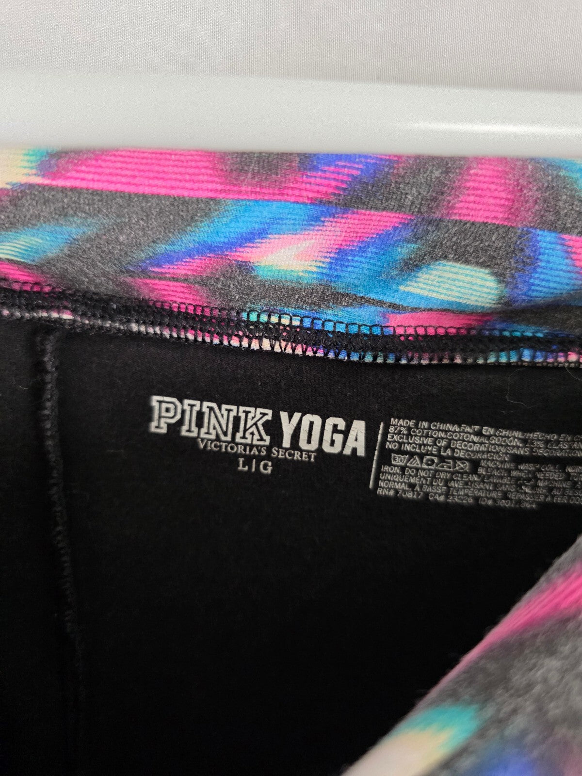 Victorias Secret PINK Foldover Flared Yoga Pants vintage Y2k Large