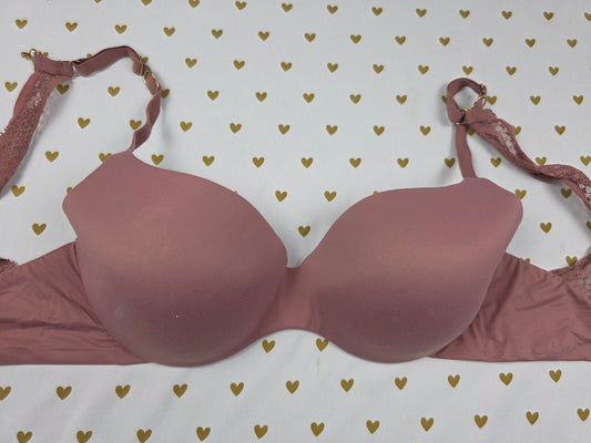 Victorias Secret Incredible Lined Demi  Balconette Bra 32DD