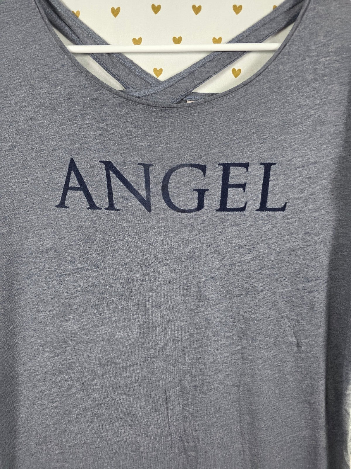 Victorias Secret ANGEL Cross Back Nightgown Sleep Shirt Dress Pajama MEDIUM
