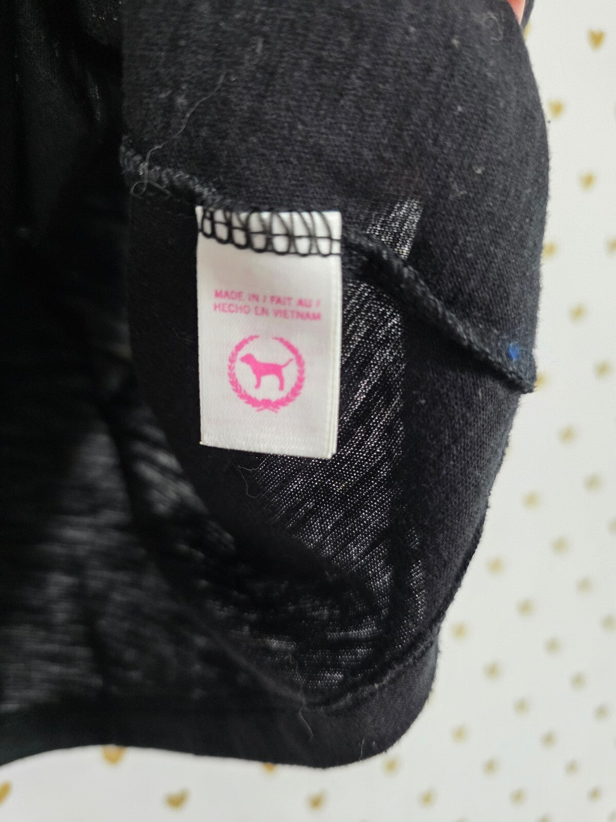 Victorias Secret PINK GET NAKED Tank Top Black vintage y2k Medium 2011