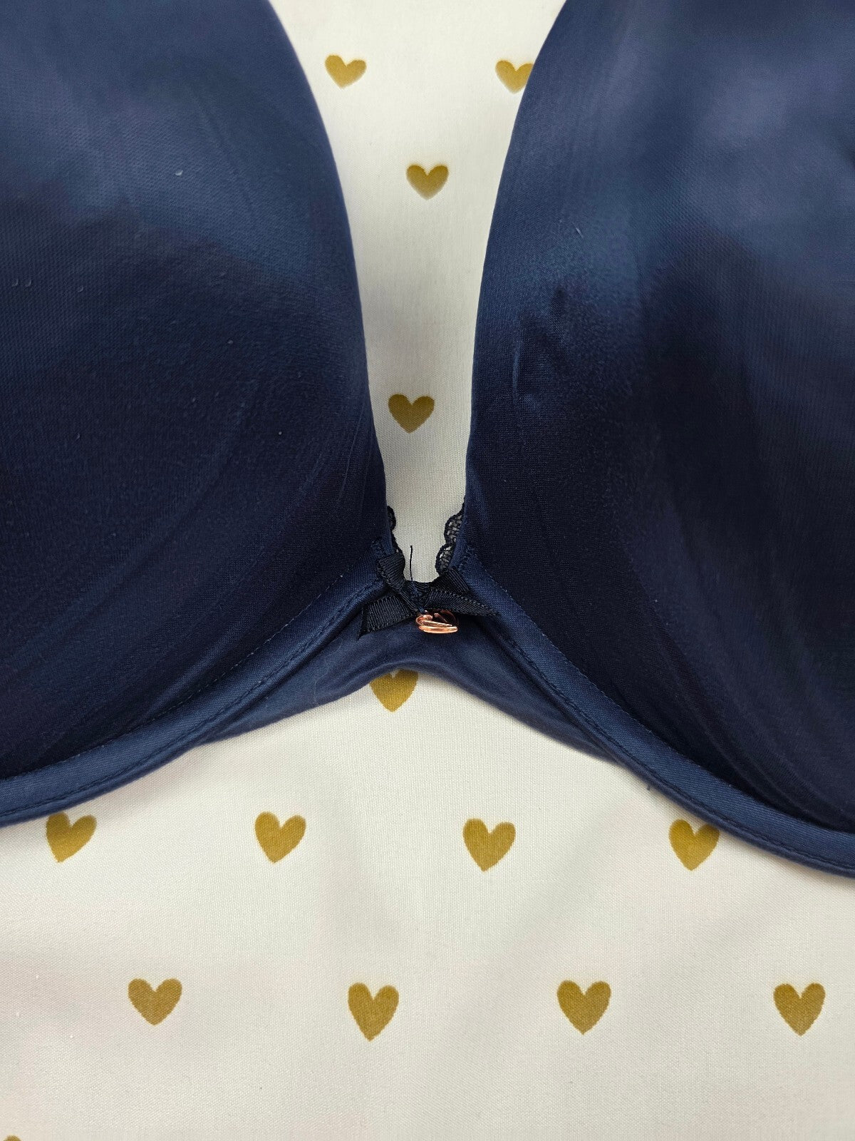 Victorias Secret Blue satin  Push Up Bra 40DD