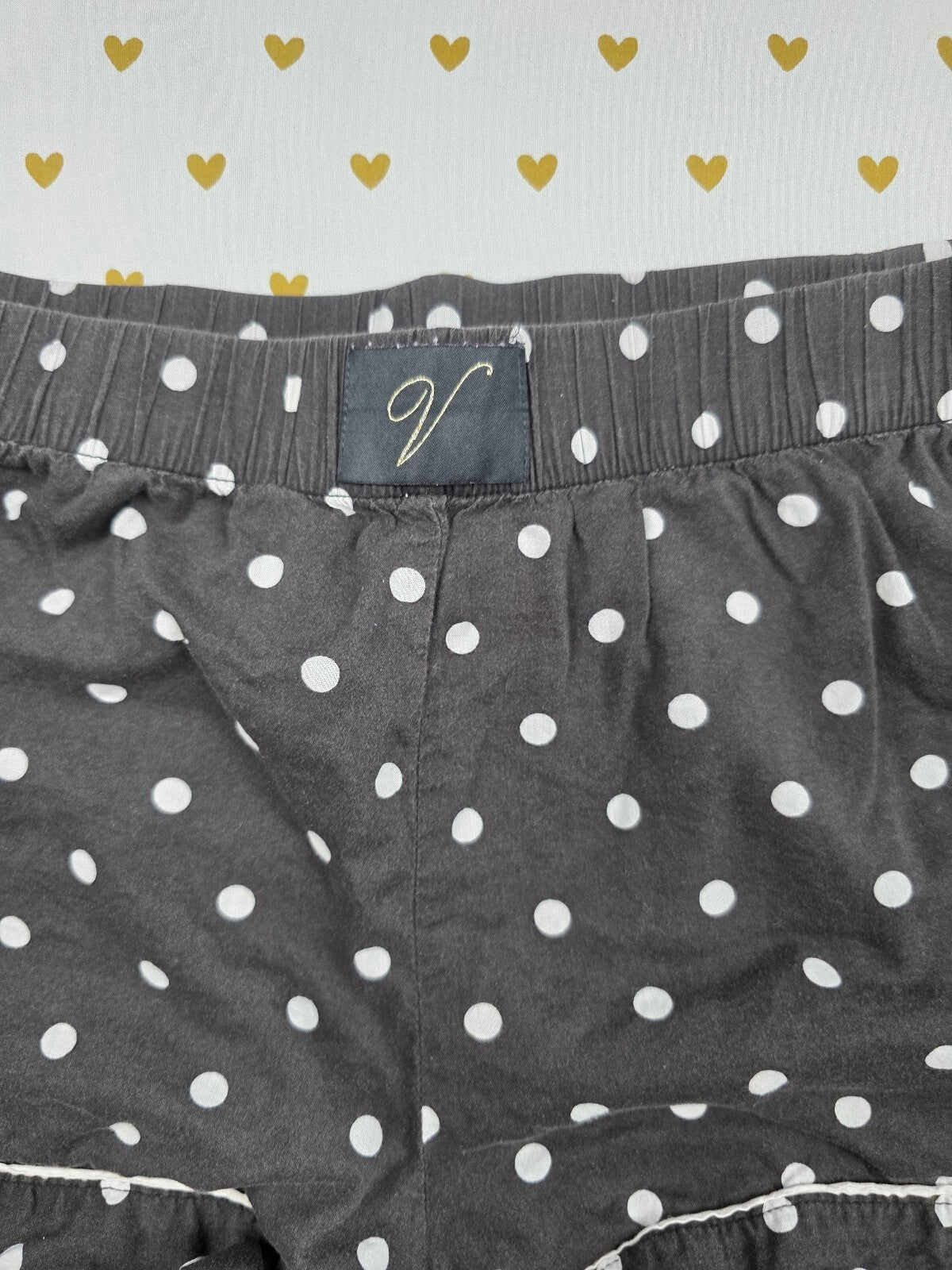 Victorias Secret Polka Dot Medium Sleep Shorts Boxers Pajama Bottoms