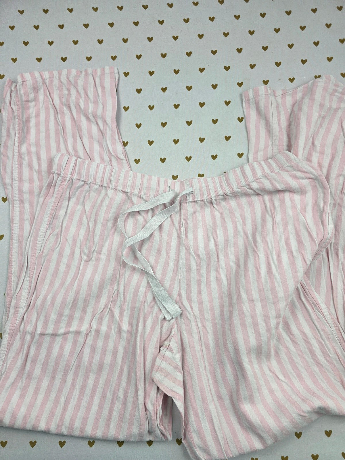 Victorias Secret Iconic Striped Medium Sleep Pants Pajama PJ Bottoms