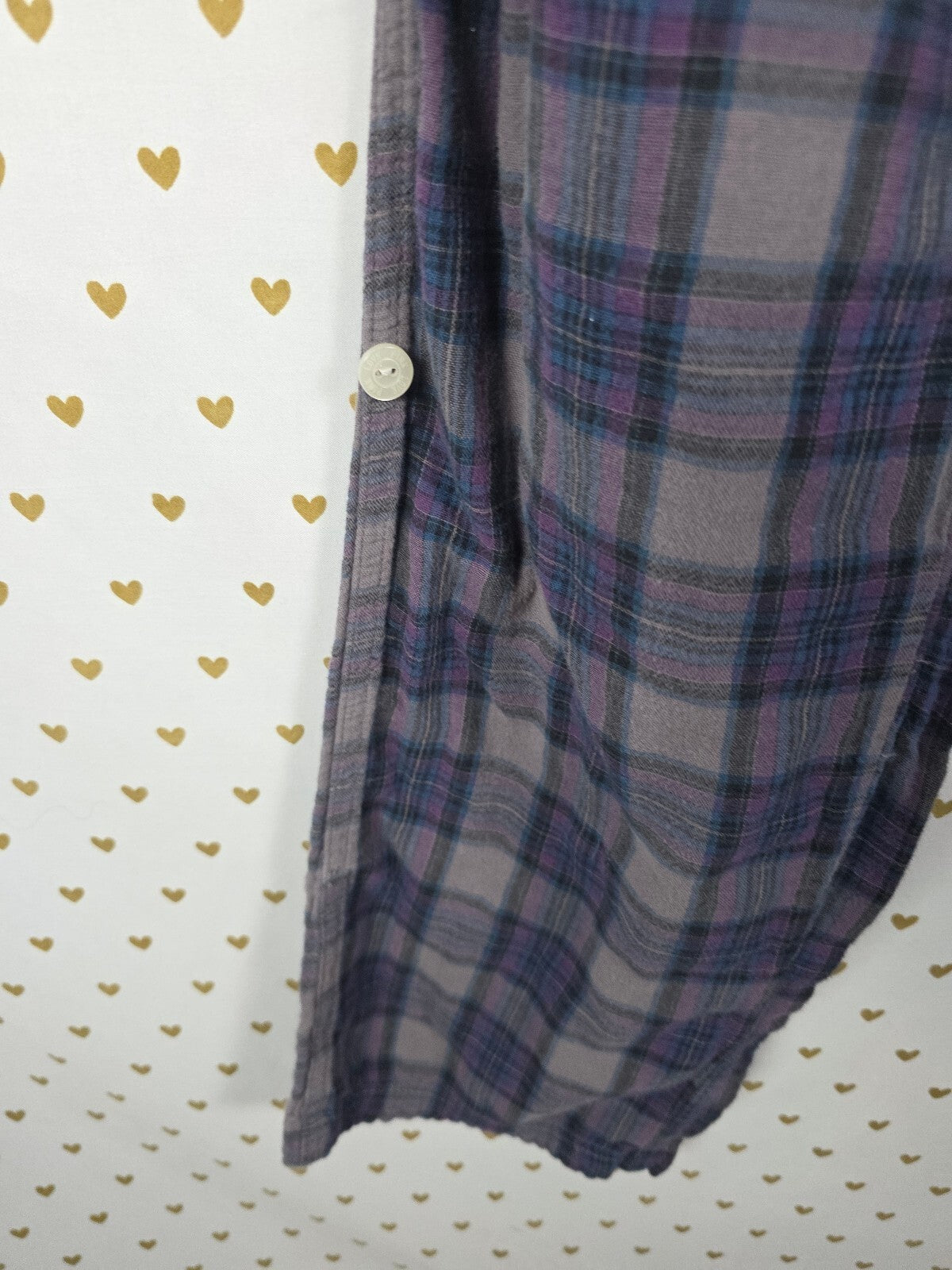 Victorias Secret Vintage PINK Plaid YES PLEASE Sleep Pants Pajama PJ Bottoms