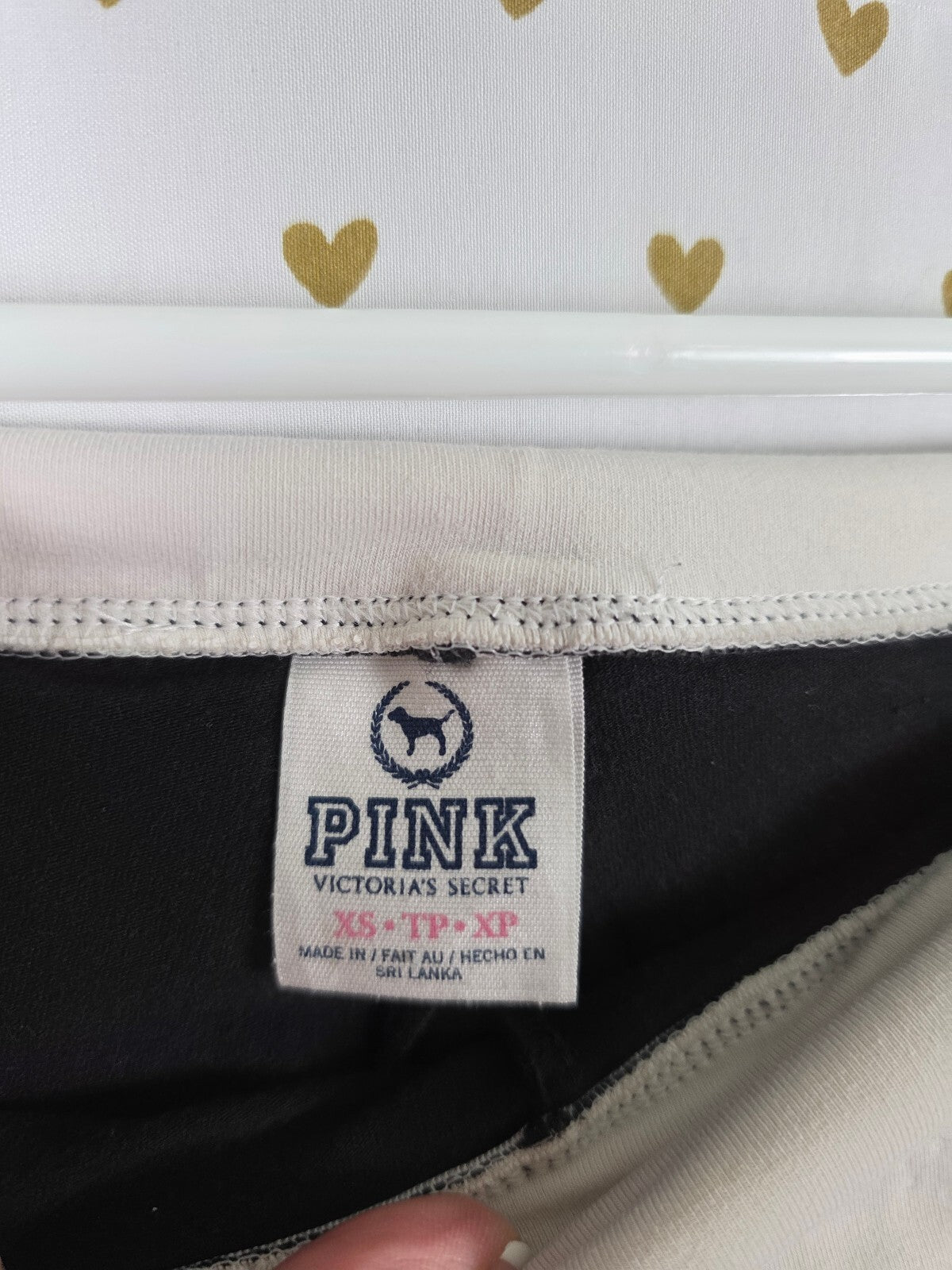Victorias Secret PINK Bling Y2k Studded Foldover Yoga Pants Flare XS