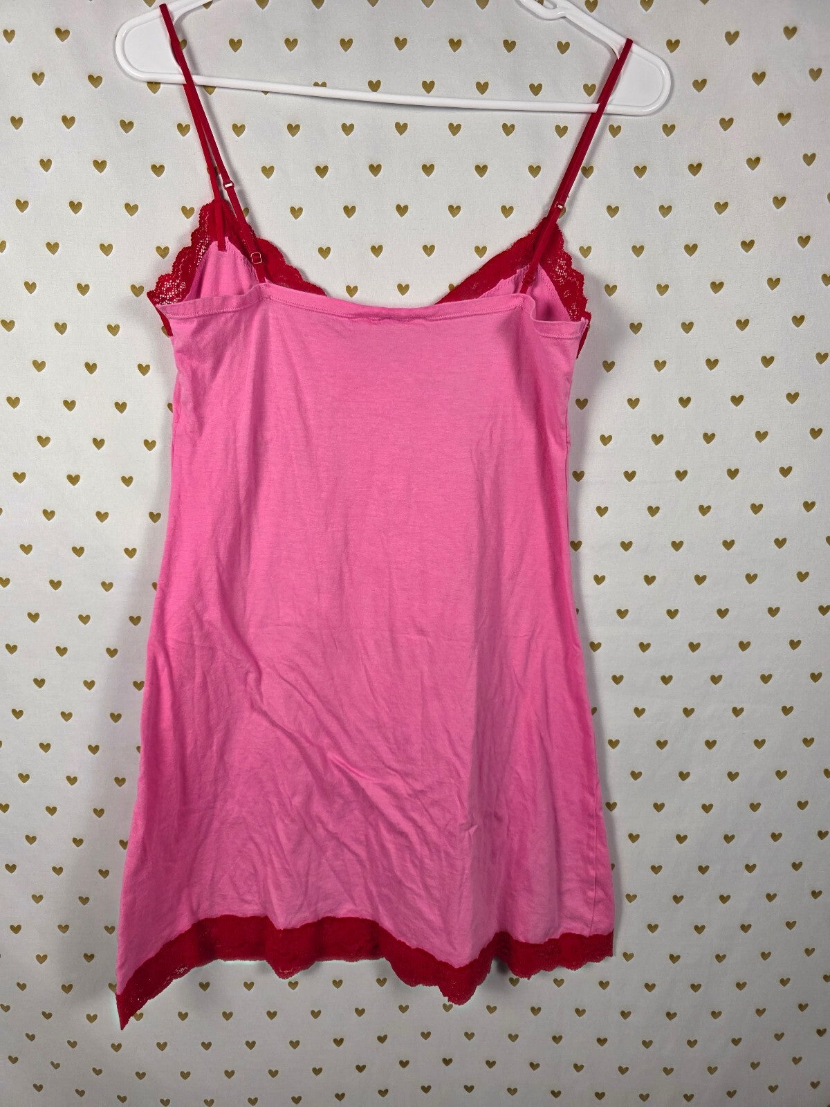 Victorias Secret PINK VINTAGE y2k Lace Trm babydoll slip Dress HTF RARE Medium