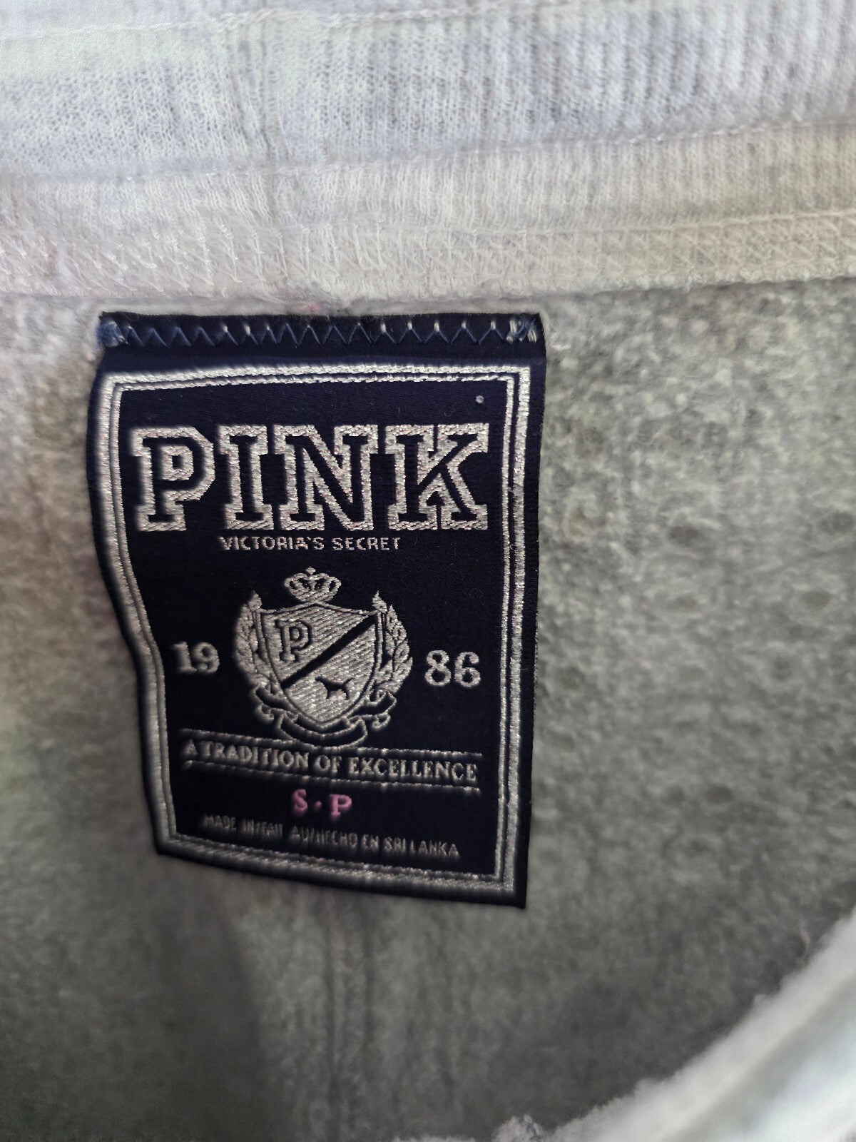 Vintage Victoria's Secret PINK Rhinestone Hearts Balloons Sweatpants S RARE