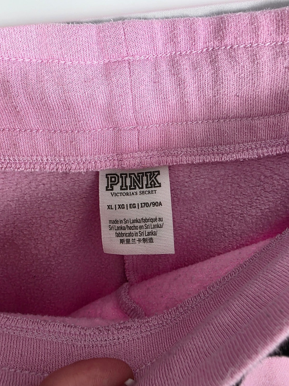 Victorias Secret PINK Logo Tapered Sweats Sweatpants XL