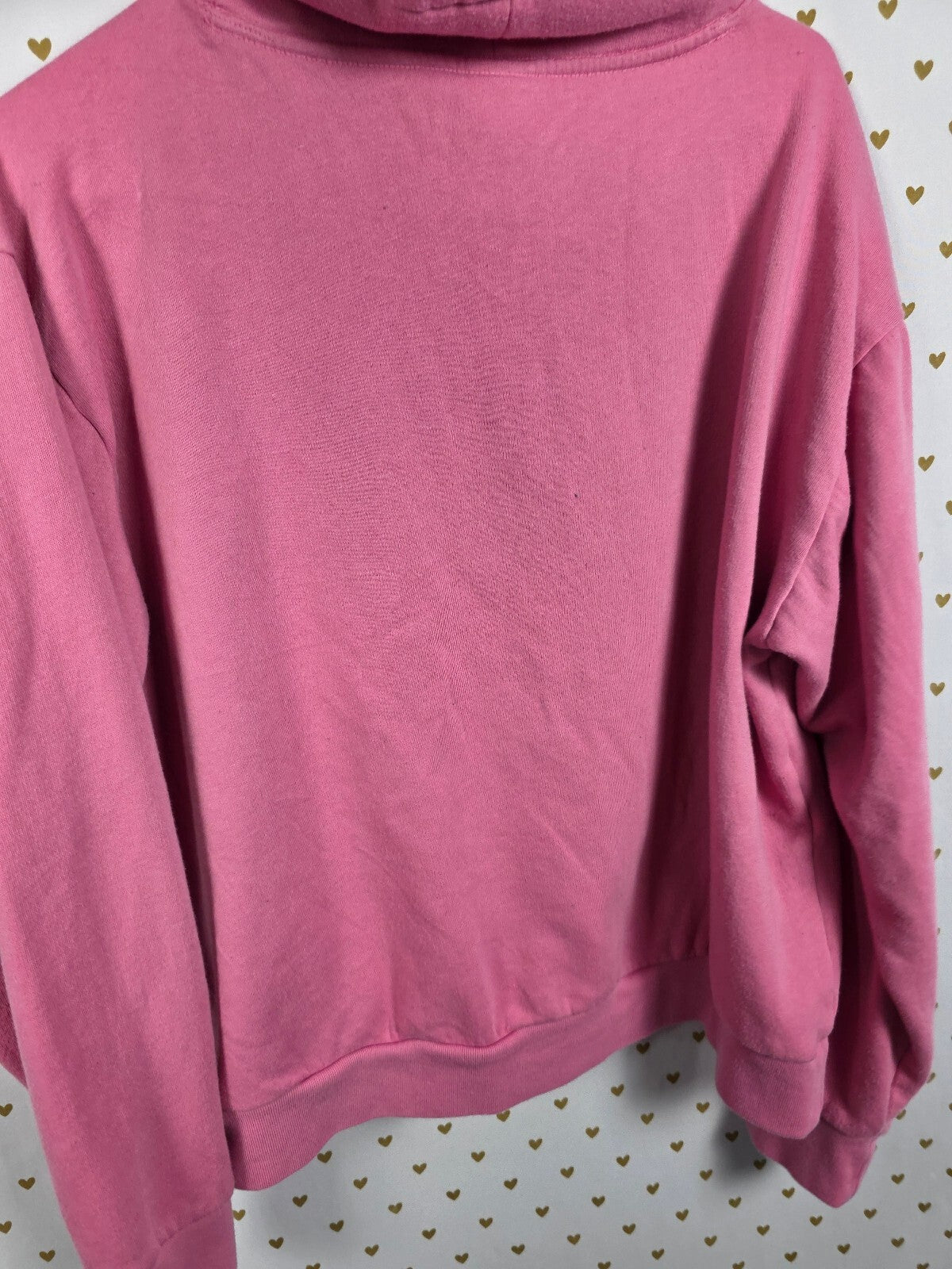 Victorias Secret Pink Glitter Bling Cowl Neck Sweater Pullover LARGE
