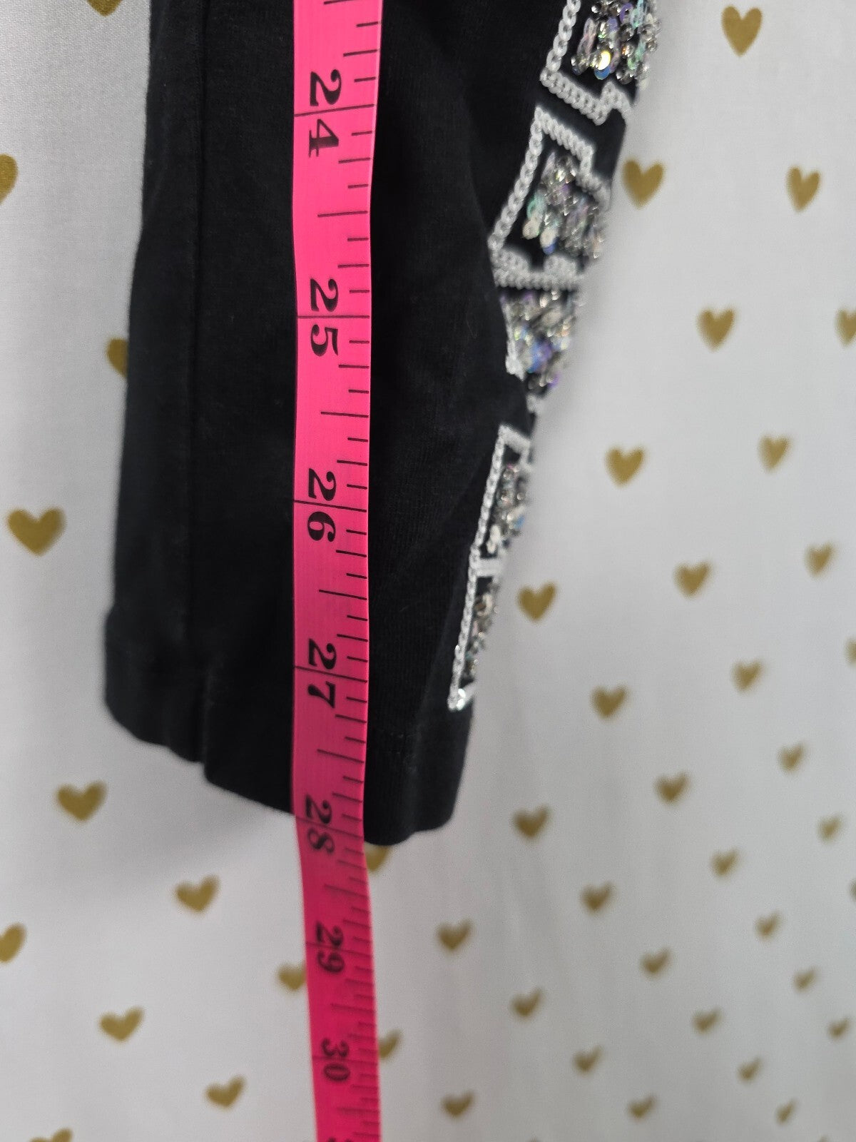 Victorias Secret PINK BLING Yoga Pants Leggings Studded XS