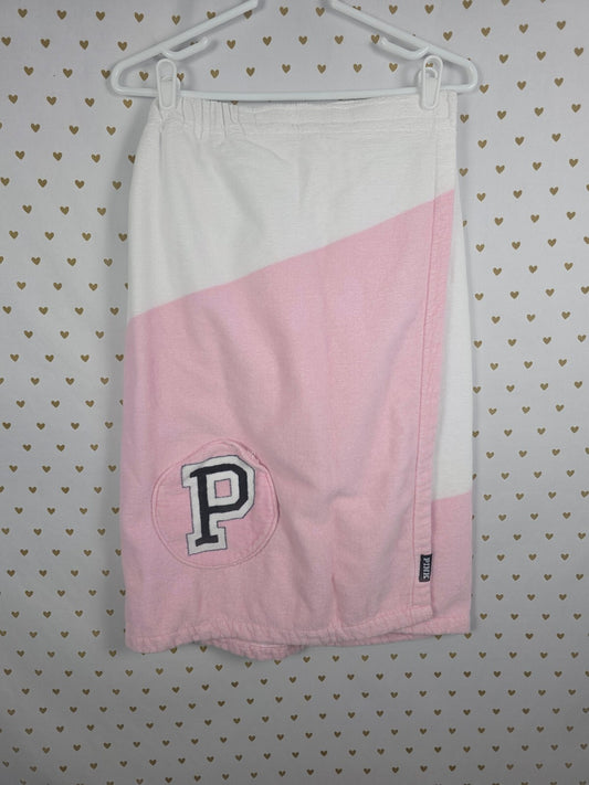 Victoria's Secret PINK Plush Spa Bath Wrap Towel Cover Up Logo Pocket