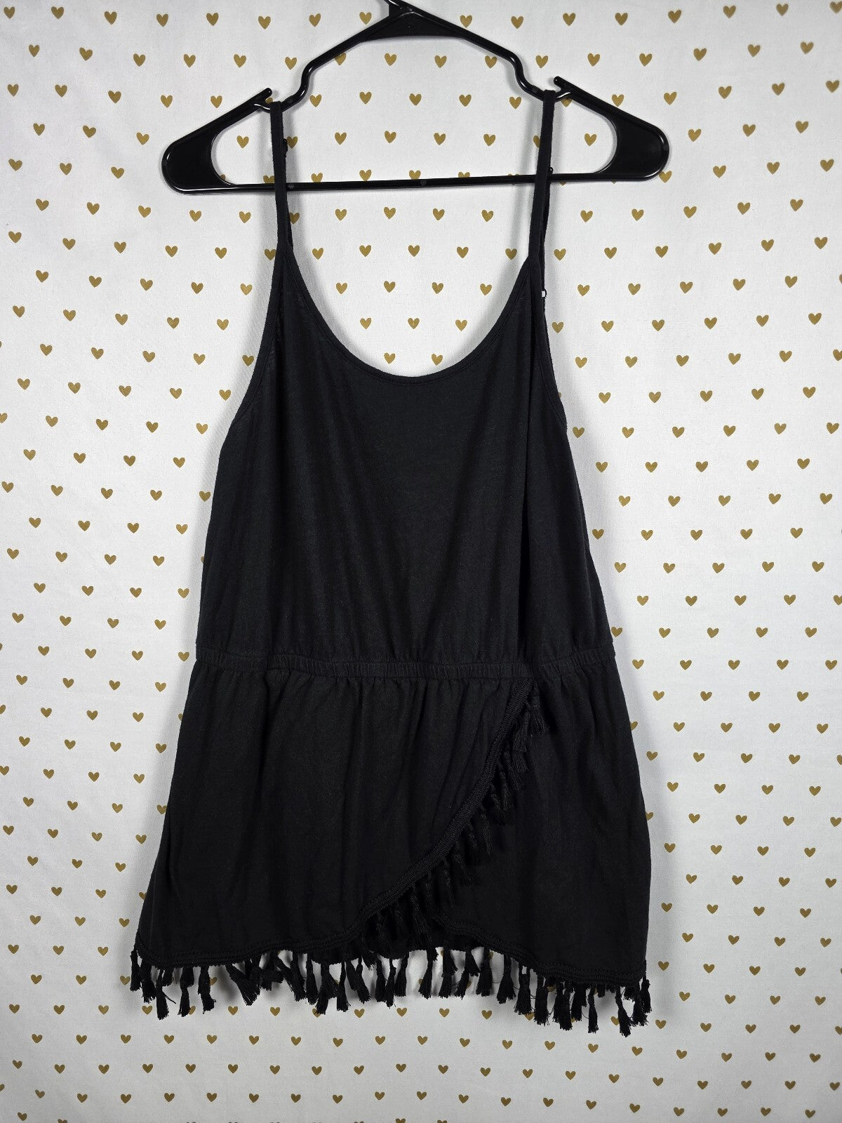 Victorias Secret Cute Swim coverup Dress One Piece Black Medium