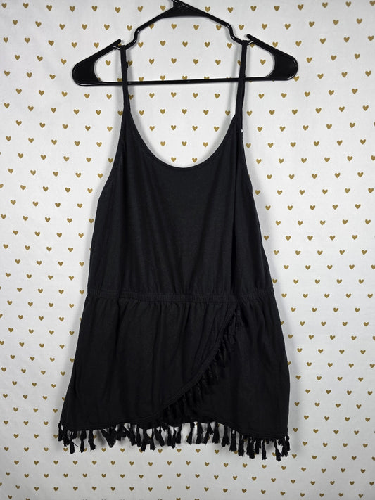Victorias Secret Cute Swim coverup Dress One Piece Black Medium