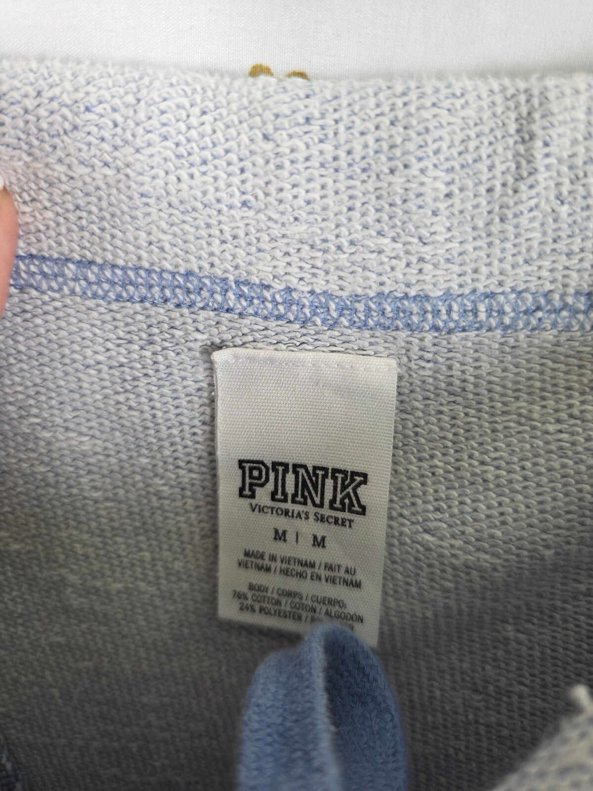 Victorias Secret PINK Diaper Butt Boyfriend Sweats Logo Sweatpants Medium