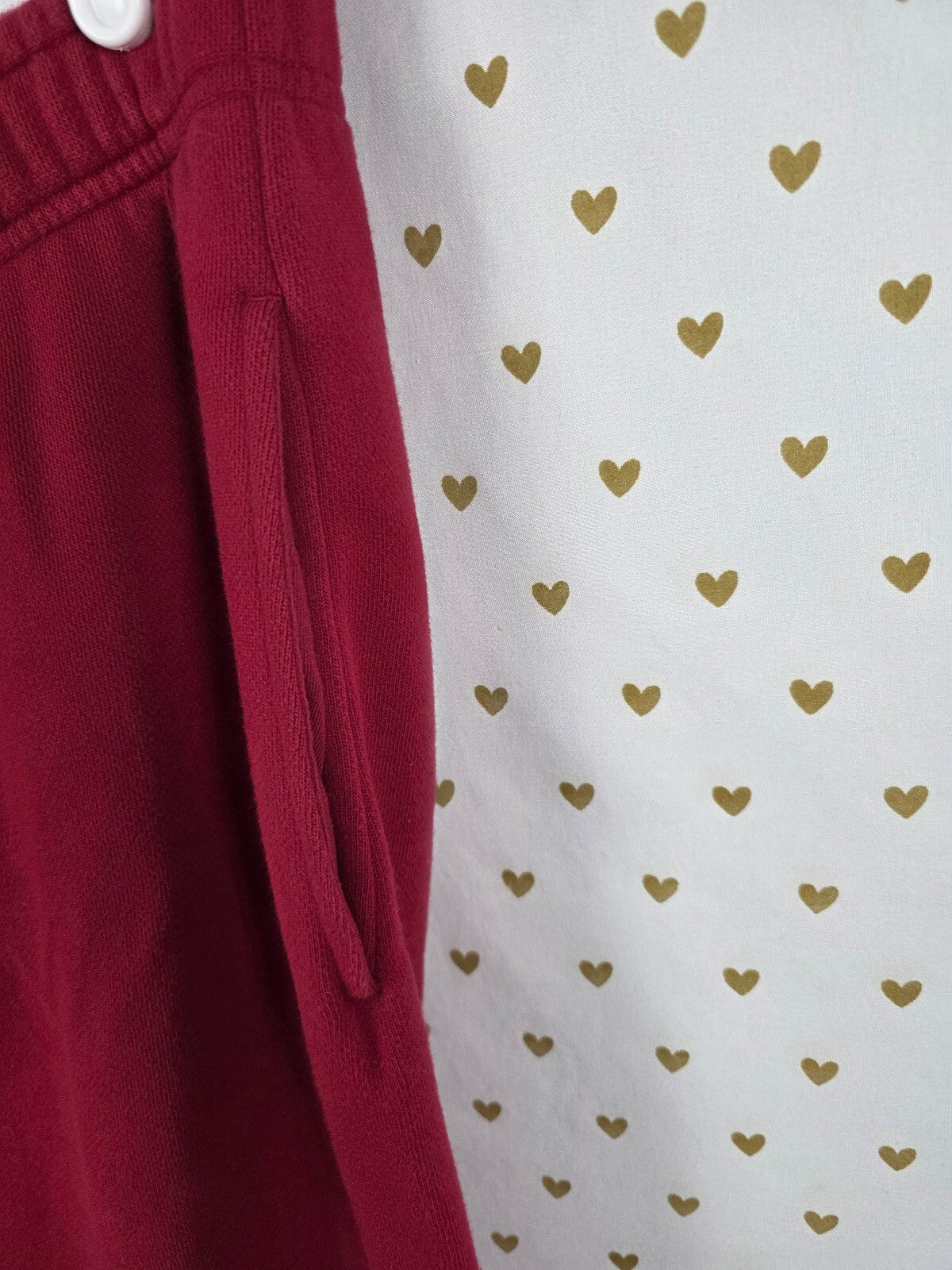 Victorias Secret PINK Red Logo Tapered Sweats Sweatpants Joggers XL