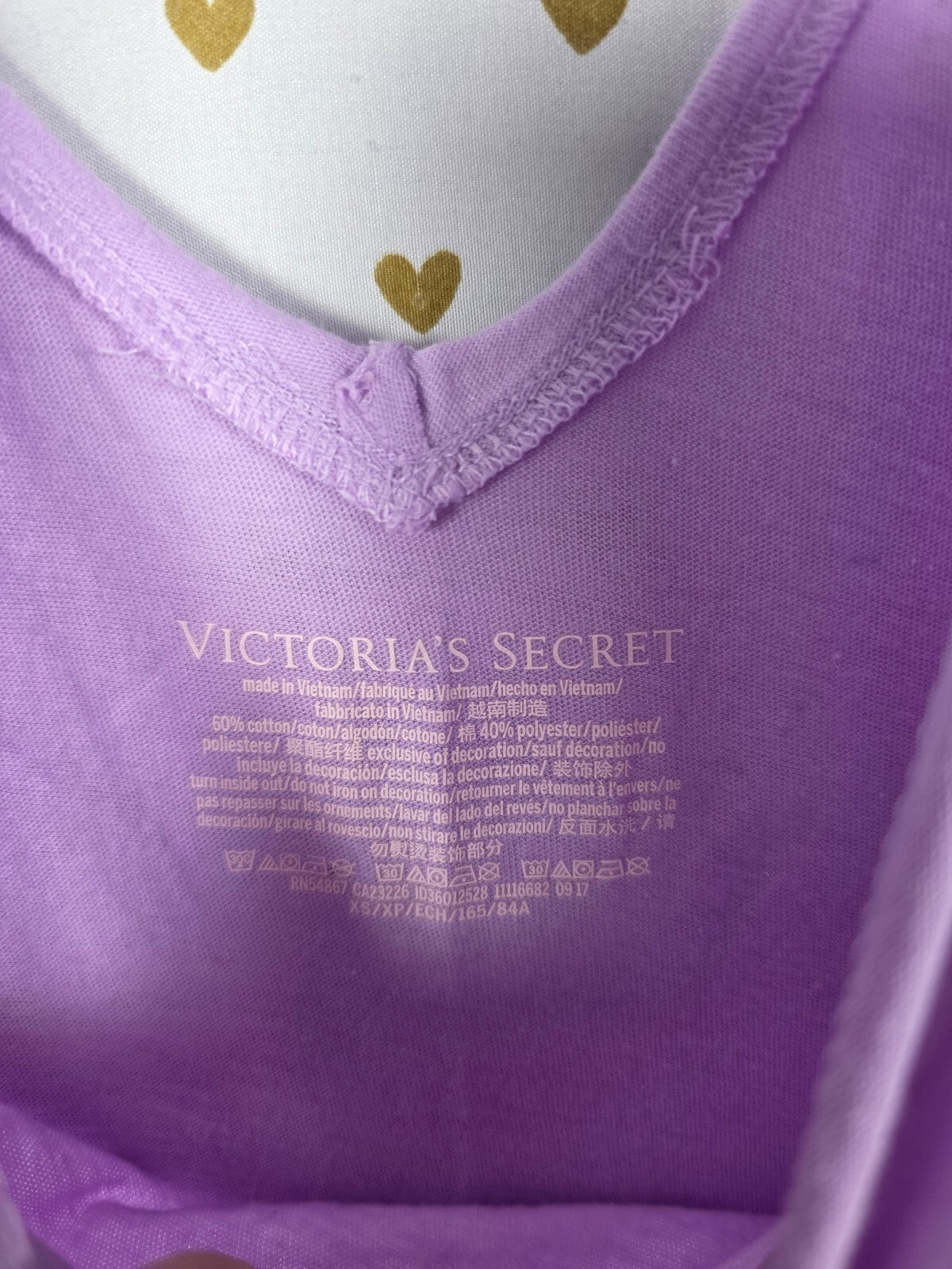 Victorias Secret Purple Open Back WICKED Sleep Shirt Nightgown XS