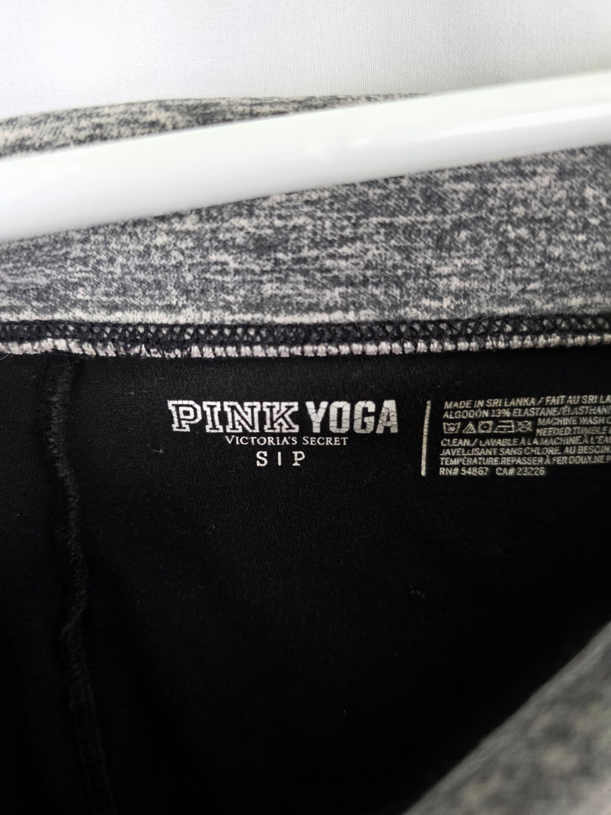 Victorias Secret PINK Vintage Neon Logo Foldover Yoga Pants skinny Small